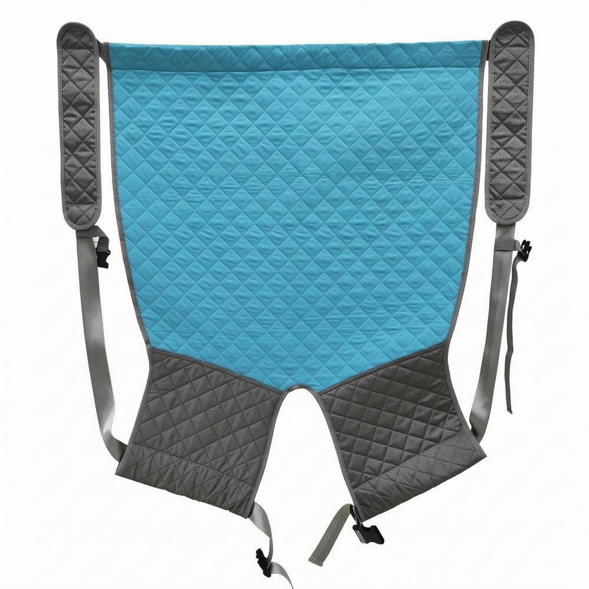 Strap Material Straps Patient Transfer Sling Reinforced Quilted Transfer Sling Buckle Closures for Caregivers, Adult Patients, Assisted Lifting, Carrying
