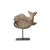 Marine Creature Sculpture with Stand Textured Decorative Marine Creature