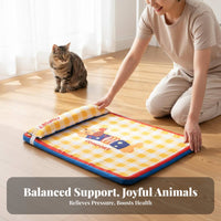 Soft Pet Sleeping Cushion Multi-Season Use Non-Slip Pet Mat Breathable Material Cartoon Dog Sleeping Pad for Dog, Small pet