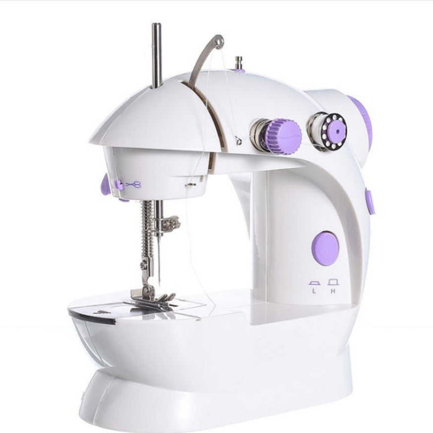 Mini Electric Sewing Machine for Home Use, Semi-Automatic, Portable