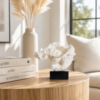 Coral Resin Sculpture Modern Minimalist Resin Coral Statue for Desktop
