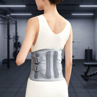 Adjustable Compression Heating Waist Brace Warmth Support Belt Stays in Place Thermal Wrap Pain Relief for Weightlifting, Gym, Workout, Sports