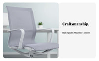 Ergonomic rotating Chair Height Adjustable Ergonomic Mesh Task Chair Thick padding Breathable spinerest for Students, Bedroom