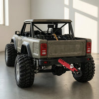 RC Crawler Trailer Tow Hook with Mounting Arm Metal Tow Hook Compact for Model Builders