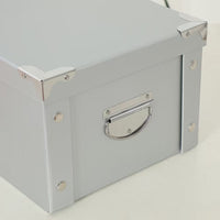 Foldable Paper Storage Box with Lid