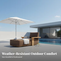 Waterresistant 4-Piece Lounge Set sun-resistant Garden Seating Group Weather Resistant Outdoor Furnishing Nordic Design for property owners, Families, Adults, Patio, Balcony, Backyard, Porch