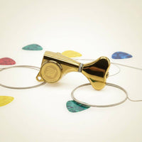 6 Pieces Winged Guitar Tuner Metal Alloy Musical Instrument Part