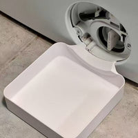 Square Washing Machine Drain Tray Plastic Washing Machine Drain Pan Waterproof Appliance Leak Tray with Inserts Leak-Proof for Homeowners, Laundry Room