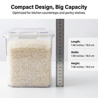 Large Food Storage Containers, Transparent Food Storage Bin, Sealed Food Storage Containers, Bulk Fo - Image 7