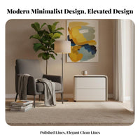 Bedside Drawer Unit Minimalist design Nightstand Fully Assembled for Homeowners