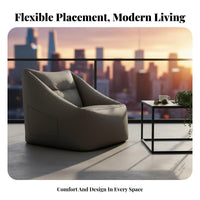 space-efficient 2-Person Sofa Minimalist Design space-efficient Upholstered Bench Wooden Legs