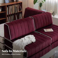 Sectional Unit Sofa Removable and Cleanable Cover L-Shaped Sectional Sleeper Transintended Forable to Bed Reconfigurable Layout