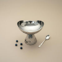 Stainless Steel Fruit Bowl Luxury Style Decorative Fruit Platter Easy to Clean Dessert Stand