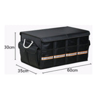Car Trunk Storage Box with Lid Space-Saving for Travelers, Campers