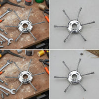 Heavy Duty Steel Wire Trimmer Head Universal Wire Vegetation Trimmer Head Indestructible Hardware Compatible for Gardeners