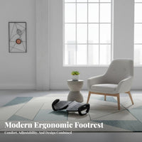 Adjustable Tilting Footrest Non-Slip Base Adjustable Under-Desk Footrest