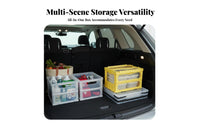 Collapsible Crate Foldable Design Folding Utility Crate Stackable for Car Owners