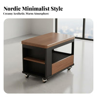foldable Square Desk Foldable Design Square Accent Table Space-Saving
