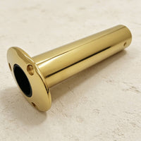 Stainless Steel Rod Holder Mirror Finish Boat Rod Holder Rubber Insert Gear for Yacht