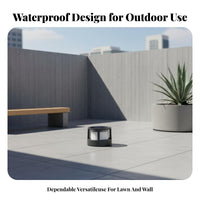 Waterproof Lawn In-Ground Light, Versatile Wall Light, LED Pillar Head Light, Japanese Garden Landscape Lighting