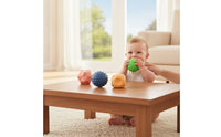 4 Pieces Sensory Ball Set Soft Textured Ball Set Sensory Balls Squeezable Textured Balls Tactile for Babies, Nursery, Bath Time