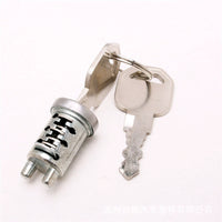R&D Engineering Vehicle Fuel Tank Cap Turn Lock Core, Zinc Alloy, Blade Lock Core