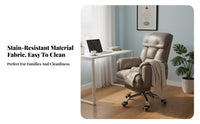 Reclining Gaming Chair with Footrest Full Recline Function Reclining Chair with Footrest and Headrest Pillows