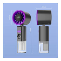 Digital Display Mini Cooling Mist Fan Low Noise Portable Water Spray Fan for Outdoor