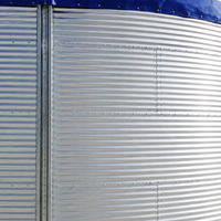 Foldable Fish Pond, PVC Fish Farming Pond, Round, Emergency Water Storage Tank, Assembleable, Outdoor