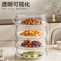 Transparent Plastic Food Cover with Dust Protection