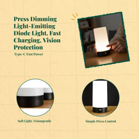 Dimmable rechargeable LED lamp