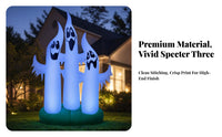 Inflatable Inflatable Specter with LED | Inflatable Decoration with LED Lights, for Yard