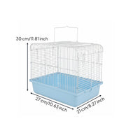 Parakeet Enclosure Easy to Clean Decorative Roof Bird Enclosure Rust-Resistant