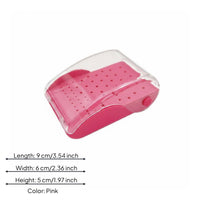 Oral Dental Rotary Tool Box Transparent Medical Storage Safeguarding Lid