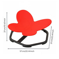 Physical Skill Development Balance Training Chair Rotating Design Sensory Rotating Chair Non-Slip Base 360 Rotate Seat Quiet Bearings for Home, Early Learning
