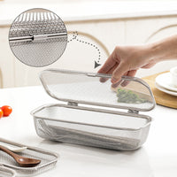 304 Stainless Steel Utensil Cleaning Basket for Dishwasher
