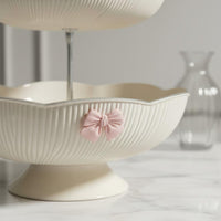 Decorative Candy Dish Drainage Design Petal Shaped Serving Bowl Easy to Clean