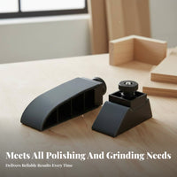 Polishing Handheld Sandpaper Holder Easy to Operate Sandpaper Holder Comfortable Grip for Woodworkers, Woodworking, Home Improvement, Garage