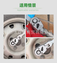 Mini 72-Tooth Folding Reversible Ratchet Wrench with Extension Bar