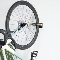 Cycle Wall Mount Elegant Look Wood Bike Rack Easy Installation for Indoor