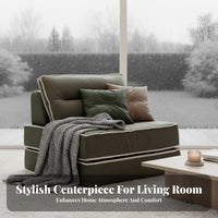 Tofu Block Sofa Nordic Design Interchangeable Seating Reconfigurable Scuffwithstandant for Hosts, Homeowners, Lounge Area