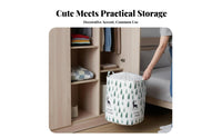 Foldable Quilt Holder Large Capacity Closet Organizer Clear View panel