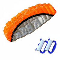 Soft Parafoil Acrobatic Kite Stable Soaring Double Line Parafoil Kite Tear Resistant Outdoor Toy for Beach