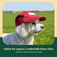 Soft Cotton Pet Sport Hat, Character, Everyday Wear