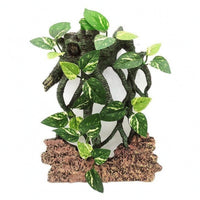 Tree Root Decor Faux Leaves Tree Trunk Decoration Hollow Hideout