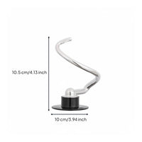 Stand Mixer Pastry Hook 304 Stainless Steel Stand Mixer Wire Whisk for Baking