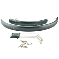 2 Pieces Cycle Mudguard Assembly Full Coverage Bike Mudguard Set Bike Mudguard Adjustable Mudguards with Accessories