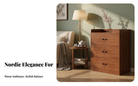 1 Piece Storage Cabinet Freestanding Cupboard Organizer Storage Cabinet with Doors High Capacity Wooden Furniture Suitable for Bedroom Living Room Hallway