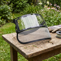 Face Visor Clear Panel Guarding Visor with Mounting Slots Transparent for Workers, Gardeners, Outdoor Work, Spraying, Gardening
