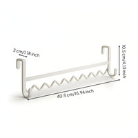 Slim Bedside Hanging Rack Metal Bed Hanger Easy to Reach Wave Hanging Rack Sturdy for Bunk Beds, Dorm Rooms